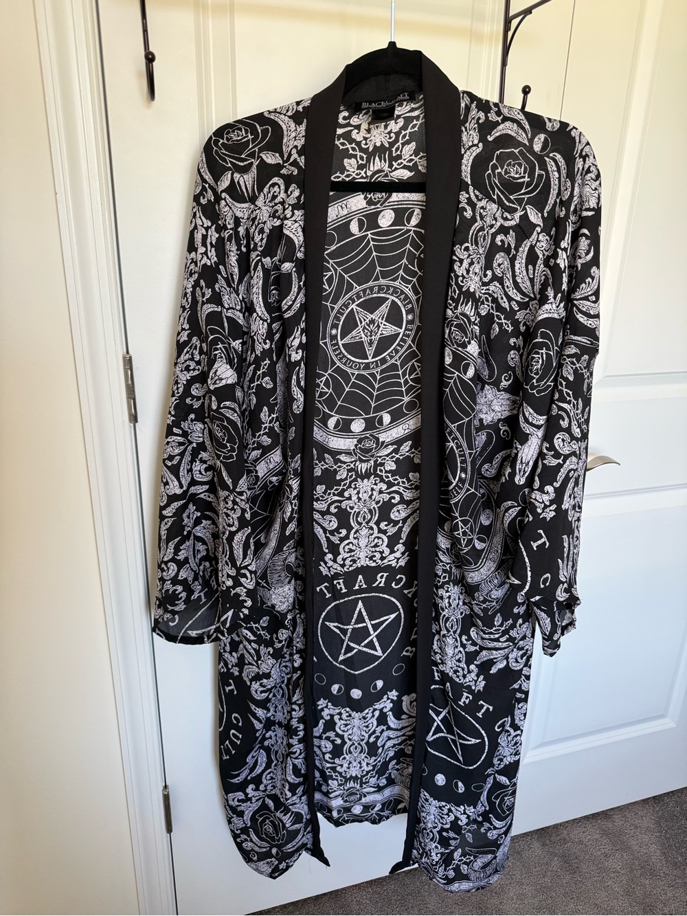 Blackcraft Open-Front Kimono